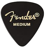 Para ti: 1 x Fender 351 Shape Classic Picks – Medium – Negro