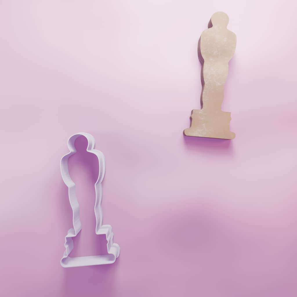 Oscar Cookie Cutter - 3 Sizes, White, 10cm - Image 4