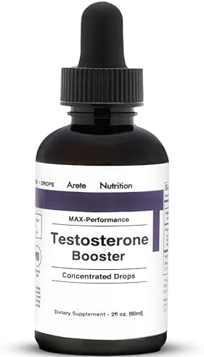 Testosterone Booster – Supplement Men and Women with Tribulus Terrestris and Tongkat Ali for Enhancing, Muscle Recovery & Energy – 2oz Liquid Bottle