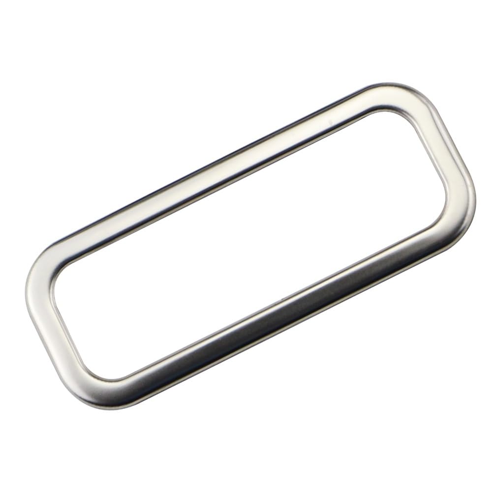 Xfheqmd Silver Car Interior For Nissan For Kicks 2017-2022 Car Rear Trunk Door Handle Frame Decoration Cover Sticker Trim Styling(Silver)