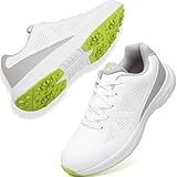 BKWHDAY Golf Shoes Men Spikeless Lightweight Mens Golf Shoe