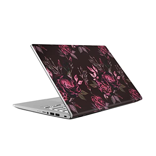 Peau vinyle ASUS Vivobook 14 X409FA contre les rayures avec l'art floral Lisianthus Rosa