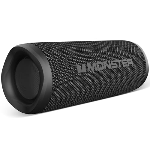 Monster Bluetooth Speaker Wireless Portable Outdoor Bluetooth Speakers 60W True Wireless Stereo IPX8 Waterproof Dual PairingBluetooth 5.4 Built-in Mic Outdoor Speaker