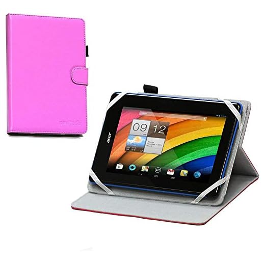 Navitech Lila fodral i fuskläder – kompatibel med Lenovo surfplatta 10 10,1 tum
