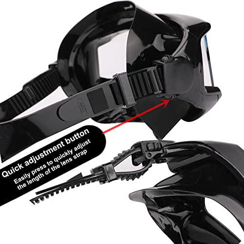 Máscara de snorkel para adultos AQUA A DIVE SPORTS ideal para tus vacaciones de verano 5
