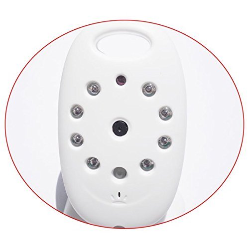 BW® BWVB601 Moniteur vidéo numérique pour bébé audio bidirectionnel avec écran LCD couleur 2" Vision nocturne Surveillance de la température 8 berceuses intégrées