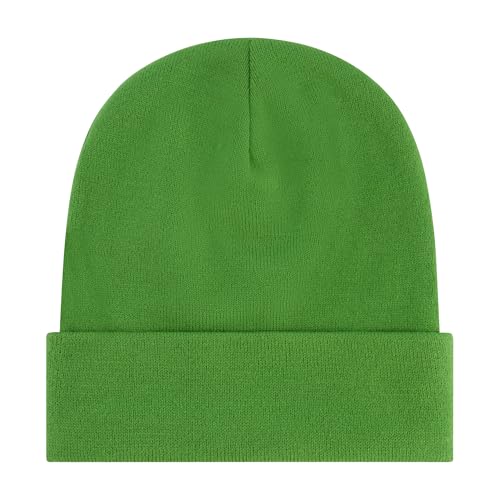 Gorro Dr. Seuss The Grinch, gorro adulto de tricô com punhos dobrados, peaking grinch, verde, tamanh