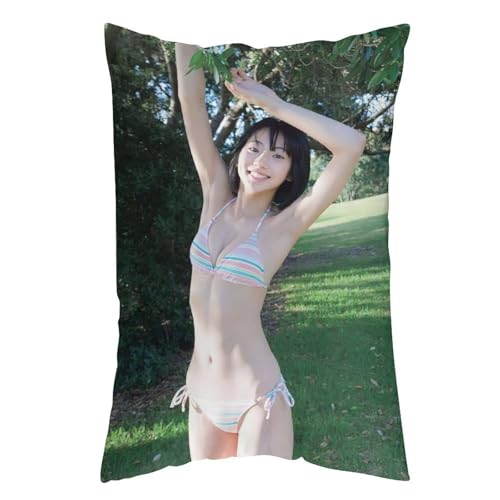 For 武田玲奈 54 枕カバー ロング枕カバー 両面印刷 柔らかく生地 横寝用抱き枕 向き寝 室内装飾 20"x30"