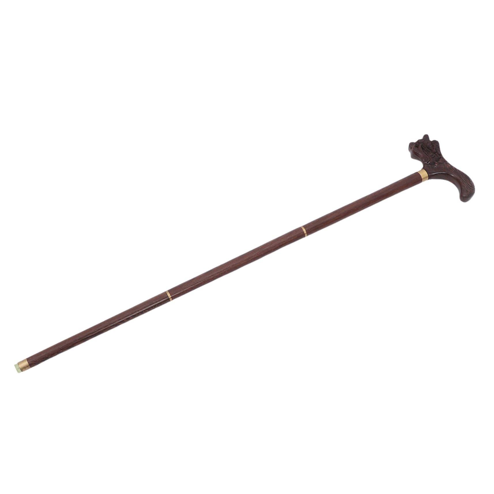 Canne de marche bois naturelle - Support stable de randonnée - 8