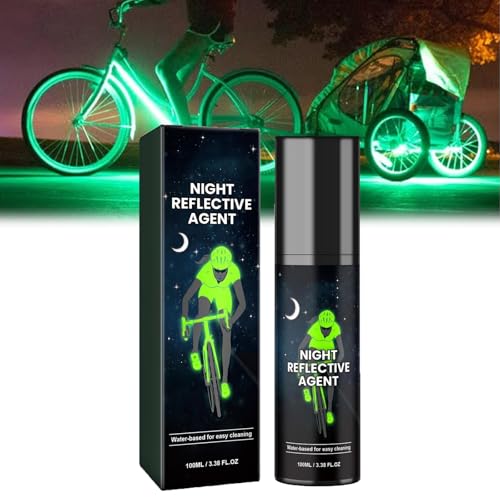 Reflective Spray Paint, Outdoor Waterproof, Clear Glow In The Dark, White Glow In The Dark, White Night Reflective Agent