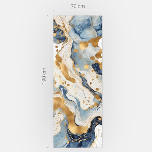 Decoración para cocina moderna con vinilo autoadhesivo de patrón abstracto para neveras 5