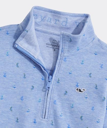 Image of Vineyard Vines Kids Saltwater Quarter Zip (Toddler /Little Kids /Big Kids)