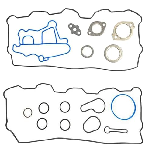 Image of Partsflow Head Gasket Set W / 20mm Alignment Dowels Compatible With Ford E-350 Club Wagon, E-350 E-450 Super Duty, Excursion, F-250 F-350 F-450 F-550 Super Duty 6.0L V8 (32 VALVE) VIN inchP inch