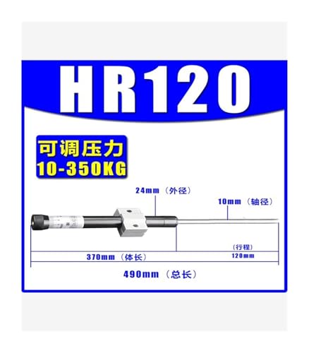 Amortisseur de pression d'huile hydraulique réglable anti-choc