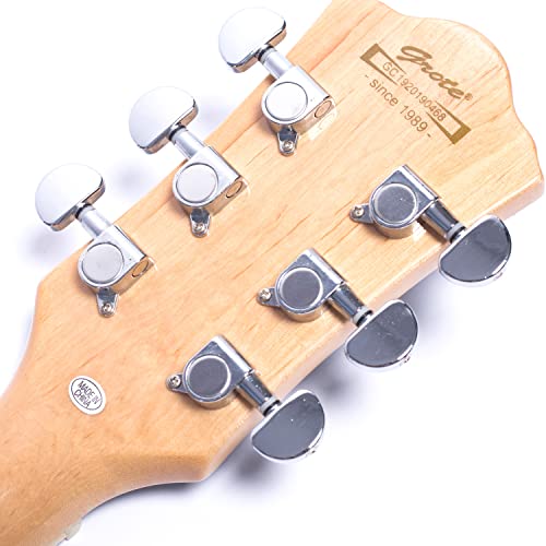 Grote Jazz Electric Guitar Hollow Body Chrome Hardware (Natural) #TOP3