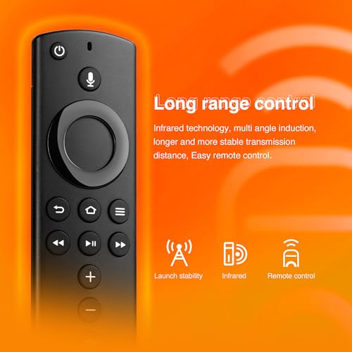 Image of Voice Firestick Remote Fit for Fire-Smart TV Stick & Cube, TV Stick 4K, TV Stick Lite, TV Stick (2nd Gen), TVs Cube (1st & 2nd Gen), Smart TVs (3rd Gen), Fit for Hisense, TCL Smart TV