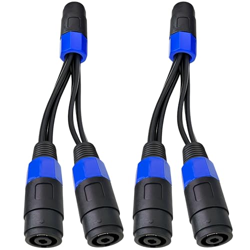 Câble répartiteur Speakon CESS-204 en cuivre 12 AWG pour un transfert de signal audio maximal