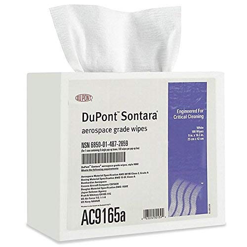 Contec AC9165, Sontara, creped, 9x16.5, opo-up, 100 per Bag
