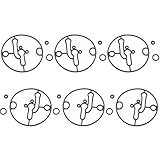 6 Pack 698781 Carburetor Bowl Gasket Kit, Replaces for Nikki Gasket Carburetor Rebuild Kit Troy-Bilt Toro Lawn Mowers