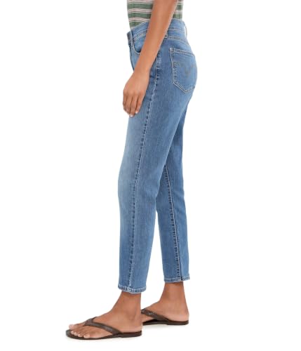 Levi's Women's Classic Straight Ankle Jeans, (New) Eternal Indigo Mid (Stretch), 30 - image 3