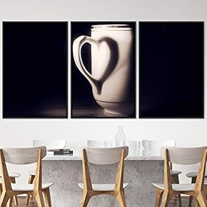 signwin 3 Piece Framed Canvas Wall Art Tea...