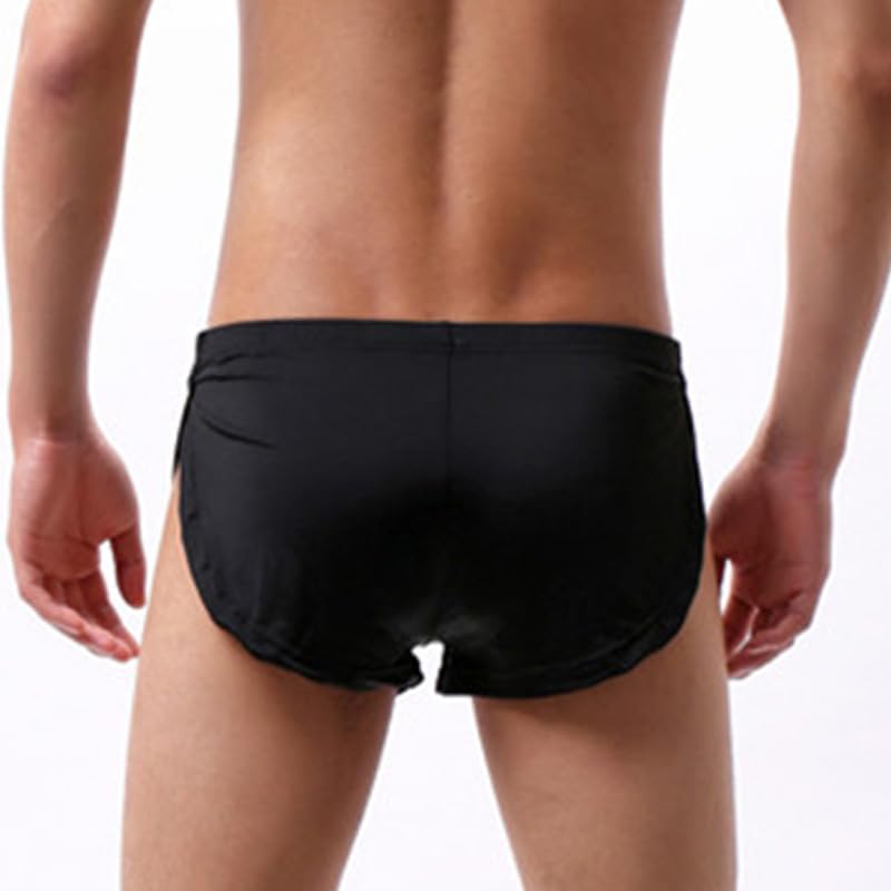 Evankin Men's Boxer Brief Underwear Sexy Boxers Shorts Casual Pajamas Underpants Breathable Fit Split Athletic Shorts3