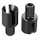 AXspeed 2-slots Design Drive Cup Metal Heavy Duty Drive Cup for 1/5 Scale TRX X-MAXX 8S 7754X Truck Upgrade