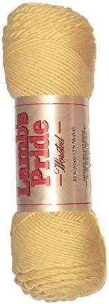 One Ply Wool/Mohair Yarn in Doll Hair Colors by Brown Sheep Co. (Lemon)