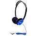 HamiltonBuhl Personal On-Ear Stereo Headphone, Blue