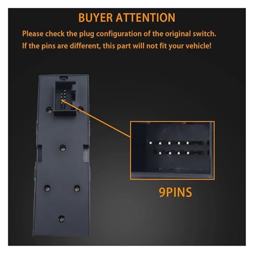 Interrupteur de commande de fenêtre 1J3959857A pour VW Bora 1998-2005