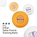 Pelotas de ping pong 3 estrellas blanco/naranja, juego de pelota de tenis...