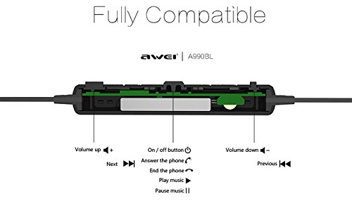 Awei A990BL Inline Control Functions