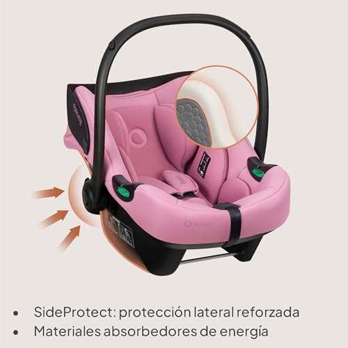 Miniatura 3 de Lionelo Astrid Silla De Coche Para Bebés 40-87 Cm I-Size Puntos Protección Lateral Portabebés, Orientación Trasera Cinturón De Seguridad De 3