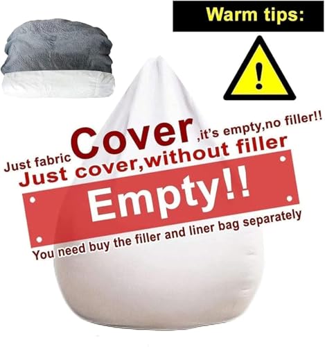 Funda para puf, lavable, diseño extraíble para muebles de salón, fácil de desmontar, tamaño gigante - imagen 4