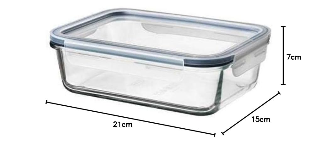 Amazon.co.jp: IKEA/IKEA 365+: Storage Container with Lid 21x15x7cm