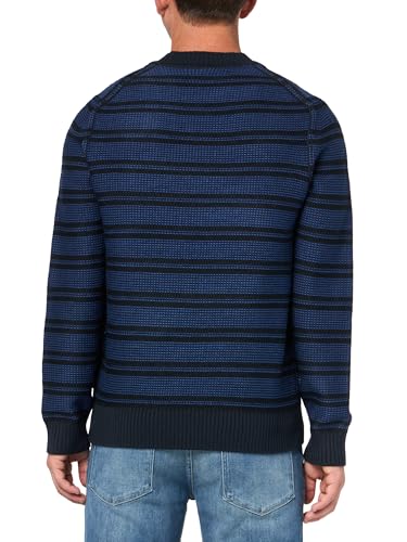 BOSS Men's Small Block Stripe Wool Blend Sweater2