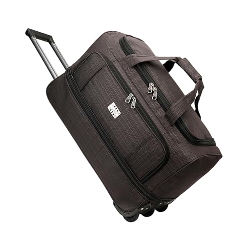 Sac de voyage cabine extensible marron S trolley Oxford grand format