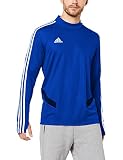 Cuello acanalado adidas Tiro 19 Training Top Sudadera, Hombre, Azul (Bold Blue/Dark Blue/White), S