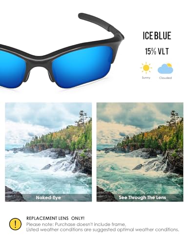 Image of BLAZERBUCK Replacement Lenses & Sock Kit for Oakley Half Jacket XLJ /Half Jacket XLJ Asian Fit Sunglass