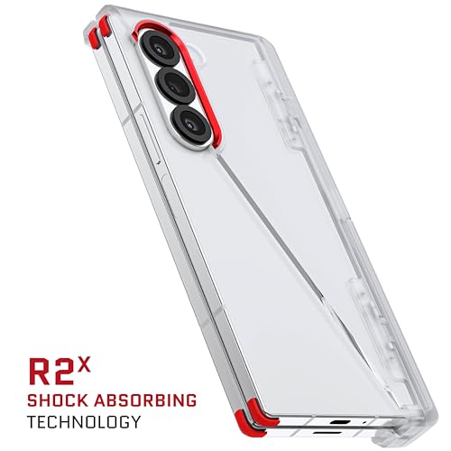 Image of Ghostek Covert Clear Galaxy Z Fold 6 Case with Built-in Kickstand and Full Hinge Protection Shockproof Protective Phone Cover Designed for 2024 Samsung Galaxy Z Fold6 (7.6 inch) (Clear)