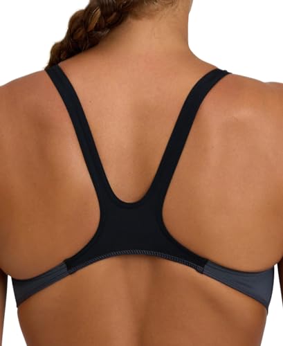 Image of Arena Womens Solid Team Swimsuit Swim Tech Back MaxLife Open Back Bathing Suit Athletic Swimwear