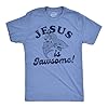 Mens Funny Jesus T Shirts Religious Tees with Funny Sayings Easter Tees for Guys