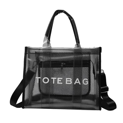 Bolso Tote Transparente Grande para Playa y Viaje miniatura 1