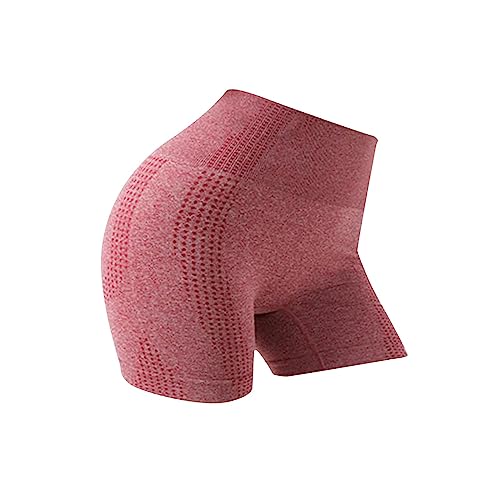 Dynwave Shorts de femininos de cintura alta, shorts esportivos macios, elásticos, calças de corrida