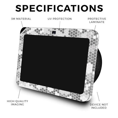 Image of Skin Compatible with Amazon Echo Show 8 (3rd Gen, 2023) - Camo Hexadots - Premium 3M Vinyl Protective Wrap Decal Cover - Easy to Apply | Crafted in The USA by MightySkins