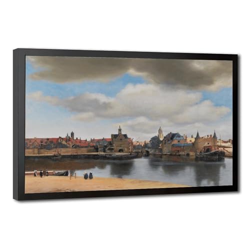 Toile Vue de Delft Vermeer décoration murale élégante pour votre bureau