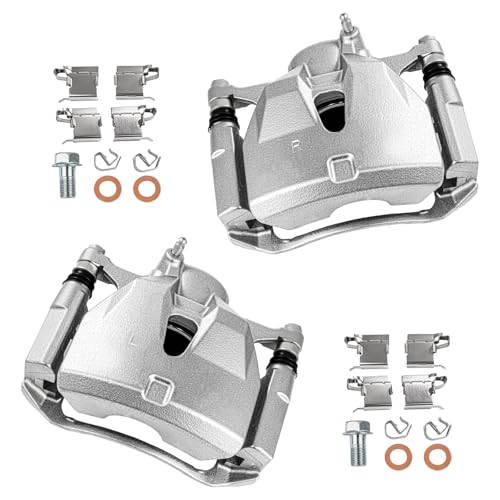 Image of cciyu Front Left & Right Brake Calipers Assembly w /Bracket 19B3219 19B3218 2006 2007 2008 2009 2010 2011 2012 2013 2014 2015 For Lexus For IS250