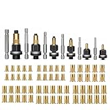 Carbon Steel Rivet Nut Tool Kit Mandrel Head Set M3-M10 Hardware Rivets Nut