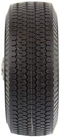 NK Troy Safety WFF8 Heavy Duty 8-Inch Solid Rubber Flat Free Tubeless Hand Truck/Utility Tire Wheel