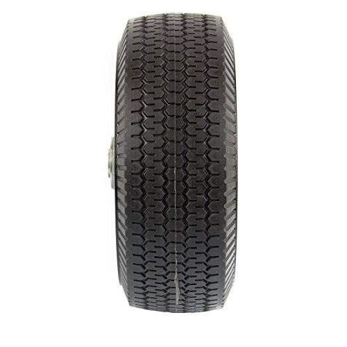 NK Troy Safety WFF8 Heavy Duty 8-Inch Solid Rubber Flat Free Tubeless Hand Truck/Utility Tire Wheel